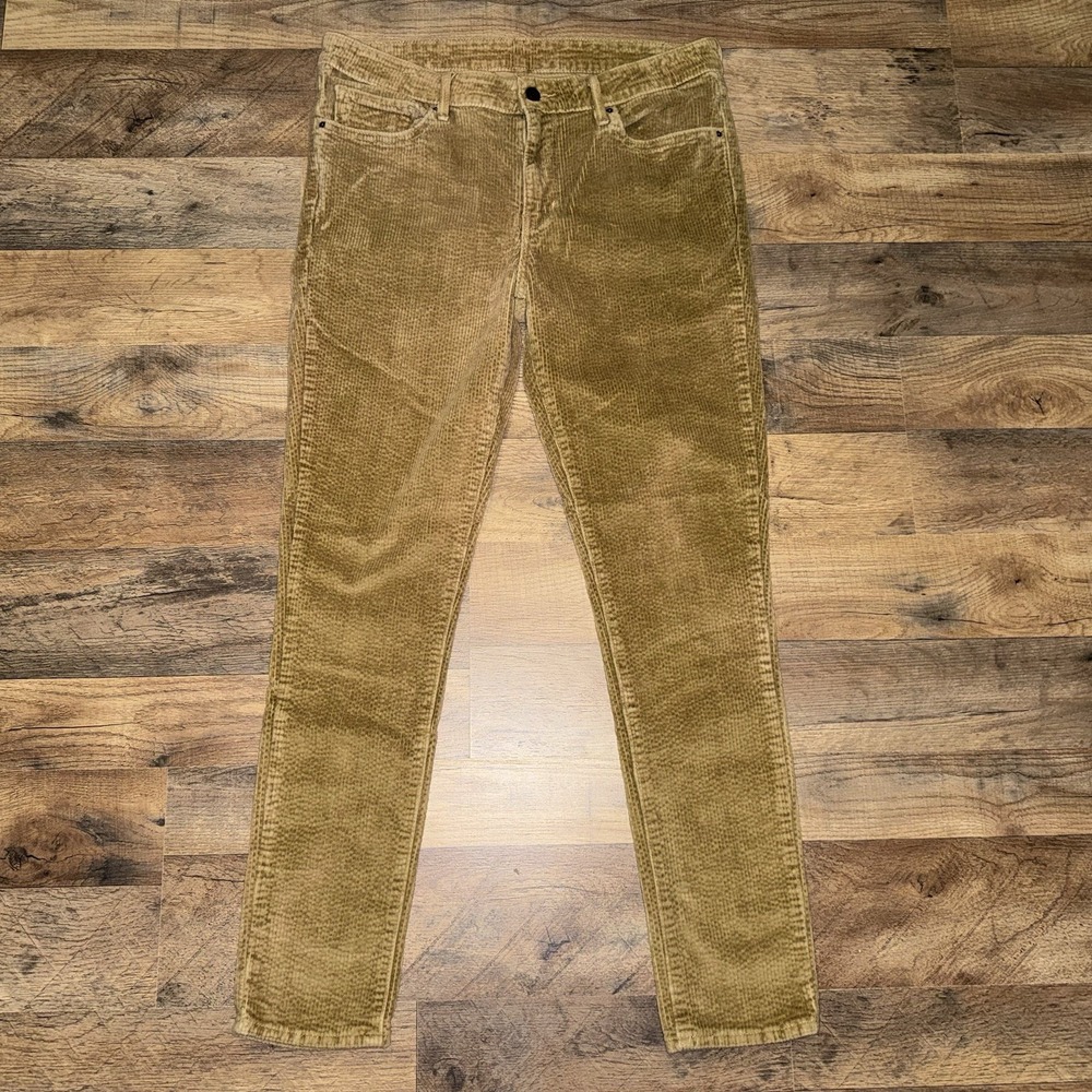 Levi's Corduroy Pants 31x30 Tan Beige Khaki Good Slim Fit 18881-1671 "Irregular"